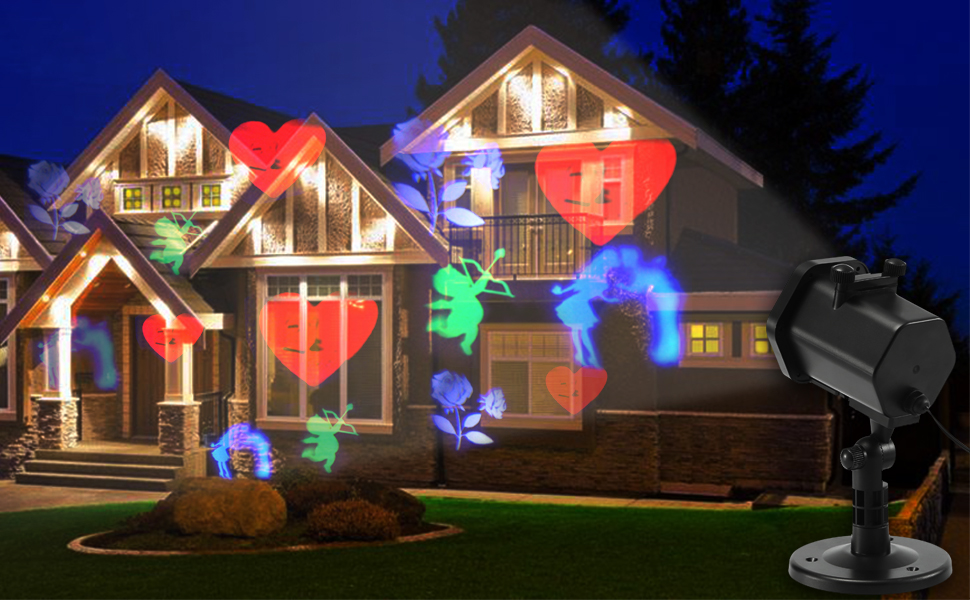 Weihnachten LED-Projektor-Lampe Landschaft Projektionslampe