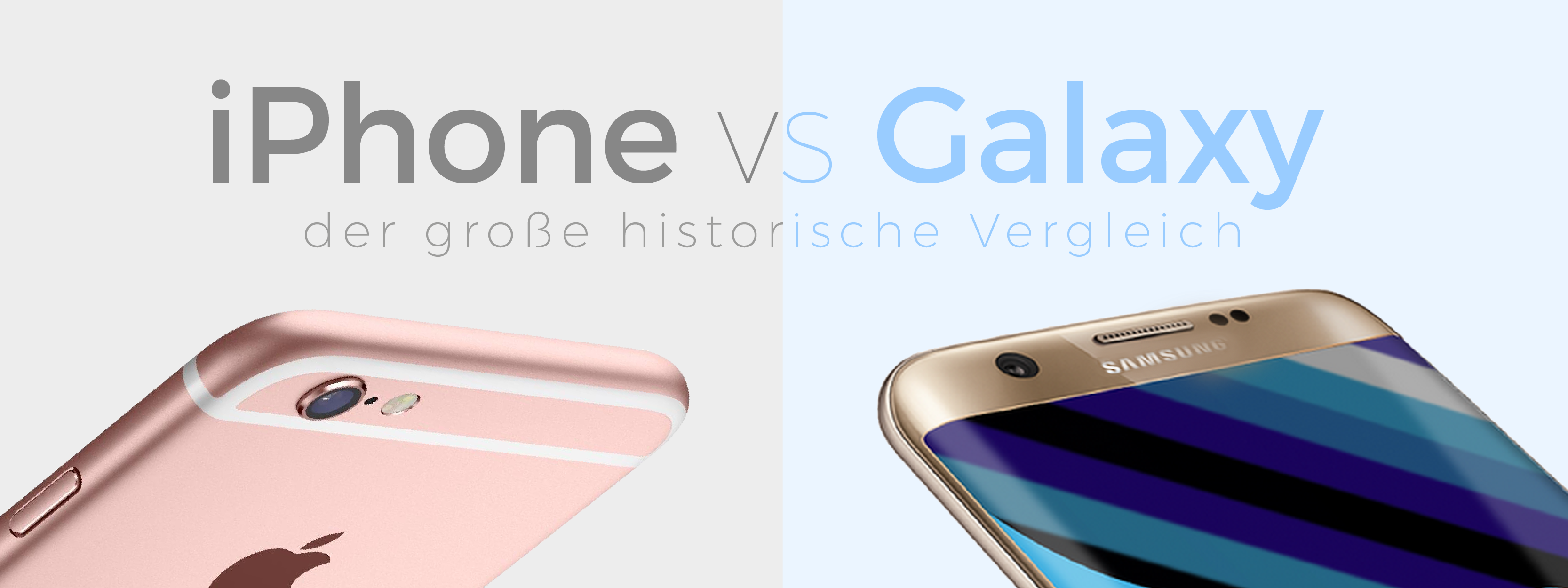 iPhone vs Galaxy - Der große historische Vergleich