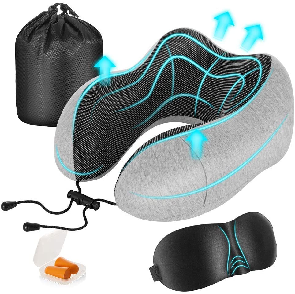 Newdora Reisekissen für 8€ - in zwei Farben mit Memory Foam (Prime)
