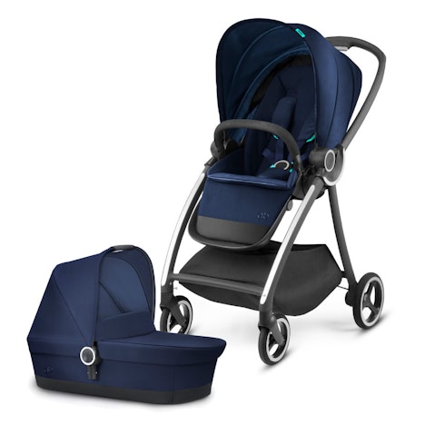 gb PLATINUM Maris für 140€ - Luxuriöser Kombi-Kinderwagen in Marineblau