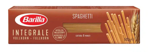 Barilla Pasta Integrale Spaghetti n.5 Vollkorn-Hartweizen 500g für 1,69€(statt 2,59€)