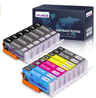OfficeWorld Ersatz für Canon PGI-550 CLI-551 4.36€