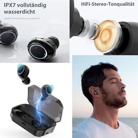 Vollkabellose Bluetooth Kopfhörer