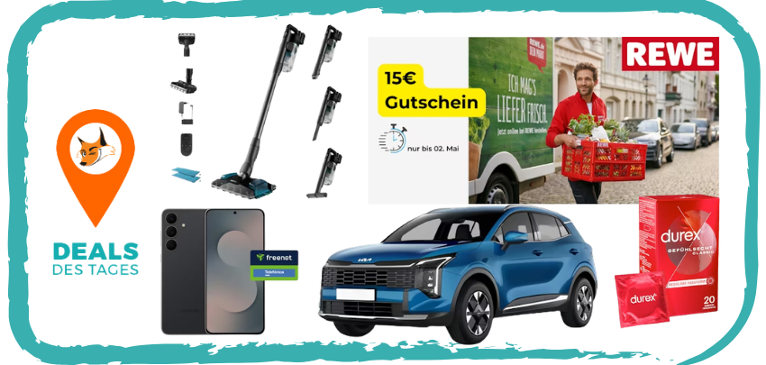 Deals des Tages ✔️ Top 5 Highlights: Angebote &amp; Schnäppchen 🦊