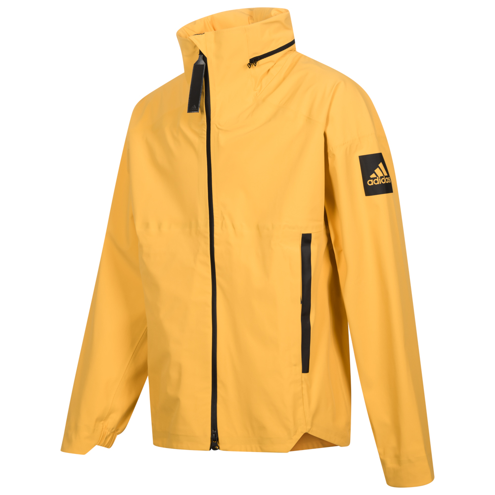 Adidas Myshelter Regenjacke für 75€ - in der Farbe Gelb, Größe S bis 2XL