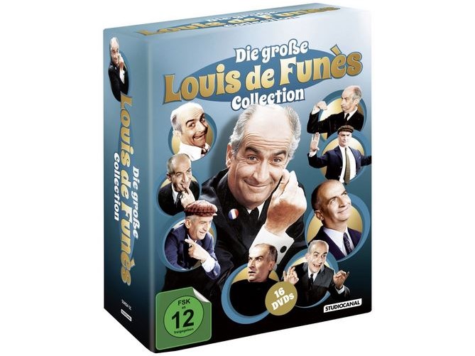 Die große Louis de Funès Collection mit 16 DVDs für 35€