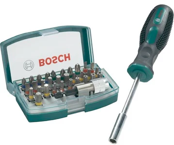 bosch 32teiliges bit schraubendreher set schnaeppchenfuchs