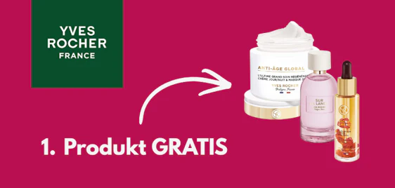 Das erste Produkt GRATIS bei Yves Rocher 🔥 Parfum, Pflege und mehr kostenlos sichern! 💄