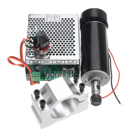 CNC 500W Spindelmotor mit 52mm Klemmen und Drehzahlregler