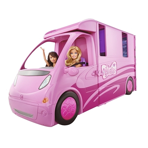 Barbie &amp; ihre Schwestern im Pferdeglück - Deluxe Pferde- und Wohnmobil (X8410) für nur 49,93 EUR inkl. Versand
