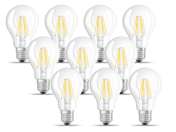 10er Pack LED-Lampe OSRAM BASE CLASSIC A für 29,45 EUR inkl. Versand