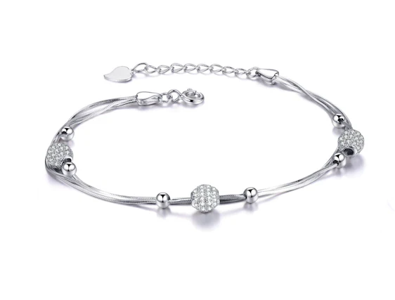 925 Sterling Silver Bling Damen Armband für 15,95€ statt 39,88€