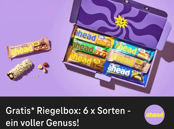 Magenta Moments: 6 ahead Riegel gratis ab 9€ Bestellwert
