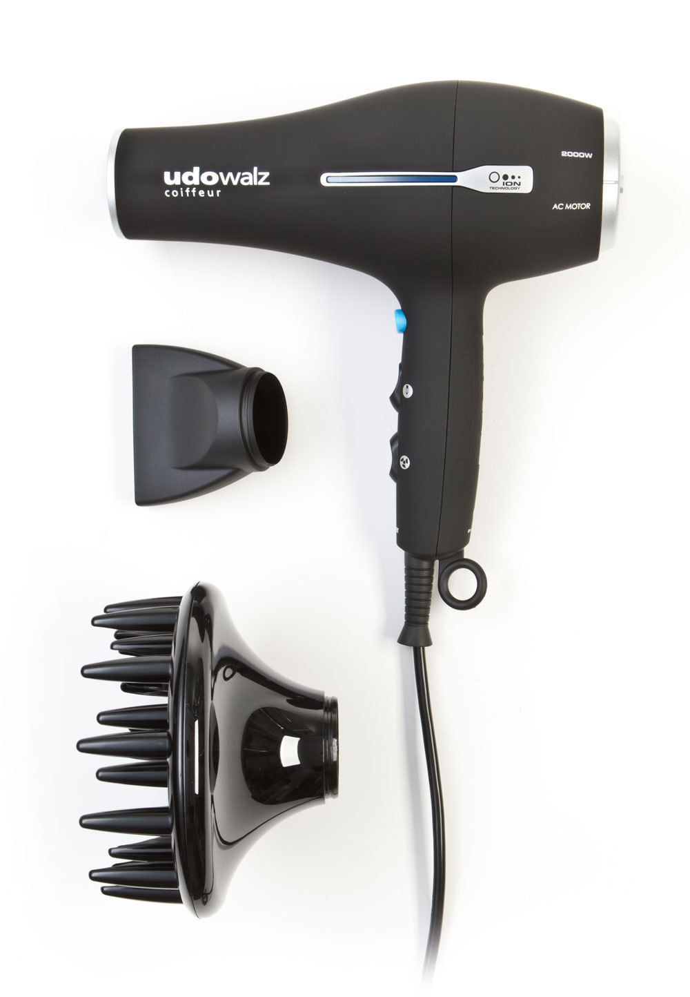 Udo Walz Ionen-Haartrockner P1 2500 schwarz  für 29,99 EUR inkl. Versand