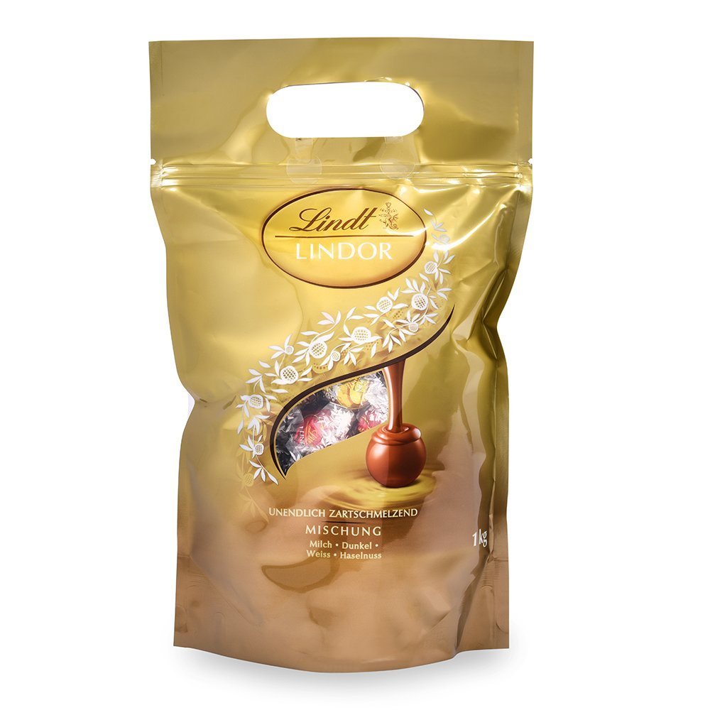 1KG Lindt &amp; Sprüngli Lindor Kugeln Mischbeutel für 14,99 EUR