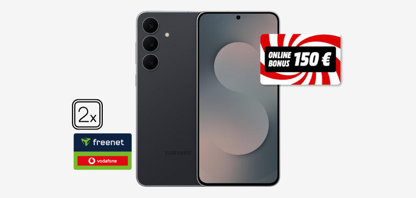 Mega Doppel-Deal 😍 Samsung Galaxy S25 FE + 2x 30GB Vodafone-Tarif » effektiv -0,94€ mtl.