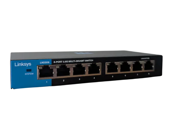 Linksys 2,5G 8Port Switch 39,95€ zzgl. 5,95€ Versand