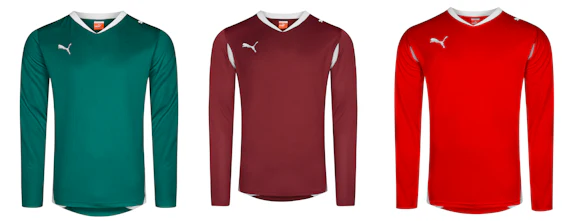 Puma PowerCat 5.10 ab 6€ - Langarm-Trikot in 3 verschiedenen Farben