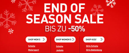 End of Season Sale bei PUMA + 10€ Gutschein jetzt mit 60% Rabatt *UPDATE2*