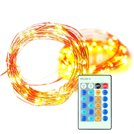 Badalink LED Lichterkette 10M LED Kupferdraht Lichterketten mit