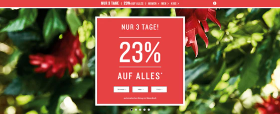 23% Rabatt auf fast alles bei Tom Tailor - auch auf bereits reduzierte Artikel