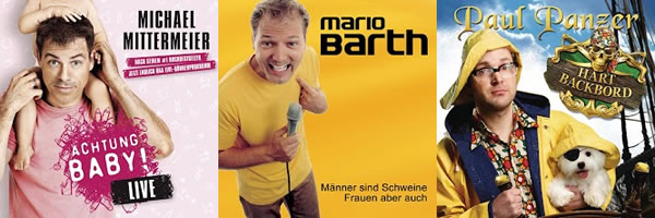 Umsonst: Mario Barth, Michael Mittermeier und Paul Panzer als Download
