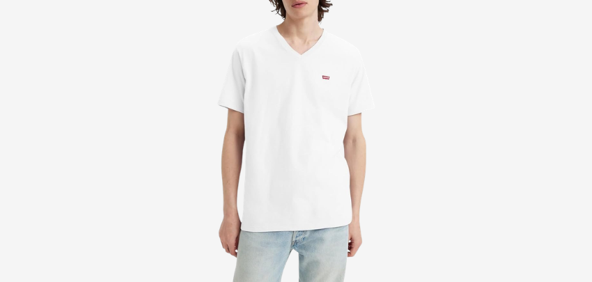 Zeitloser Klassiker! 👕 Levi's Herren Original Housemark V-Neck T-Shirt für nur 10€ 📦