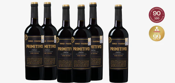 Italienischer Weingenuss! 🍷 2022er Borgo al Pascolo Primitivo ‘Vigne Vecchie’ für nur 8,99€ 🍇