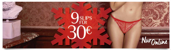 9 Slips für 30€ bei Hunkemöller *UPDATE*