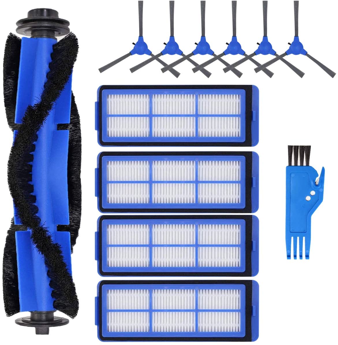 ABClife Zubehör für Eufy RoboVac 11S Max RoboVac 15C Max RoboVac 30C Max Staubsauger Ersatzteile 12 Stück