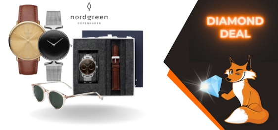 💎 Diamond Deal 💎 Bis zu 60% Rabatt im Nordgreen Sale auf Uhren, Armbänder und Sonnenbrillen