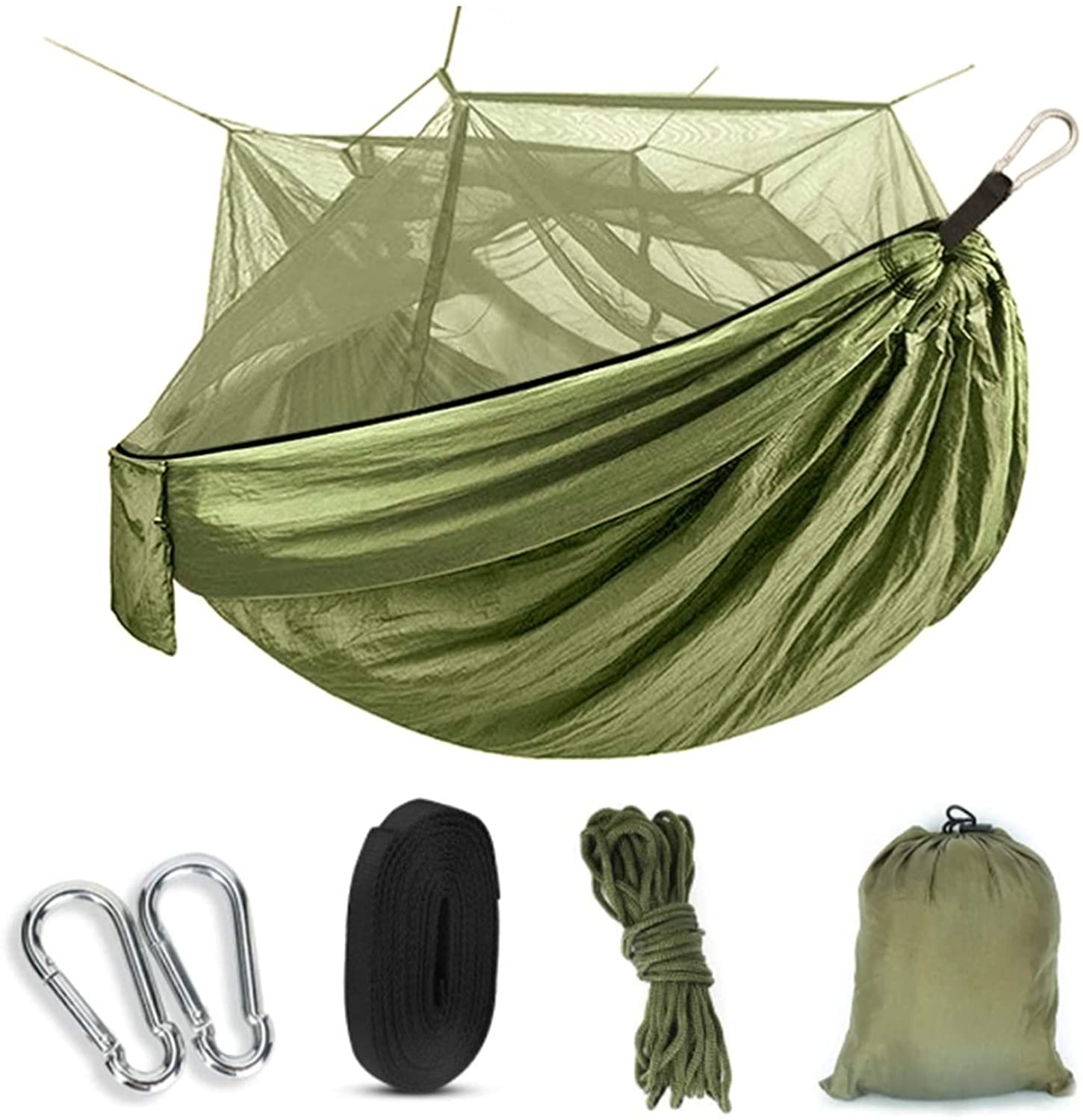 VINGO 260x140 CM Hängematte mit Moskitonetz, Reise -440Ibs Tragfähigkeit