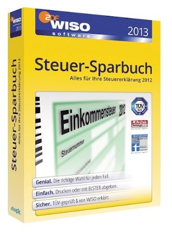WISO Steuer-Sparbuch 2013 für das Steuerjahr 2012 auf CD für 20€