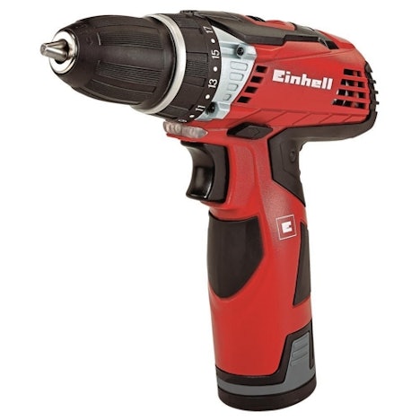 EINHELL Akku-Bohrschrauber TE-CD 12 Li inkl. 1,3mAh Akku, Koffer und Ladegerät für 49€