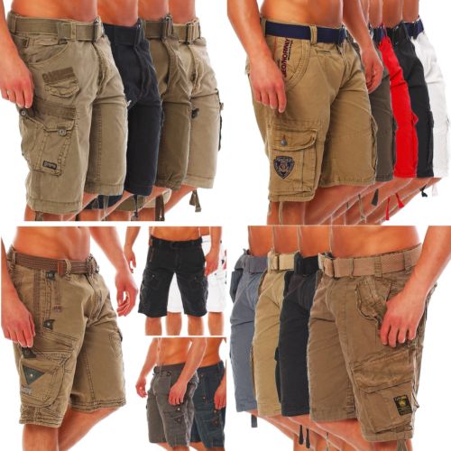 eBay WoW - Geographical Norway - Cargo Shorts / Bermuda / kurze Hose - mit GÜrtel