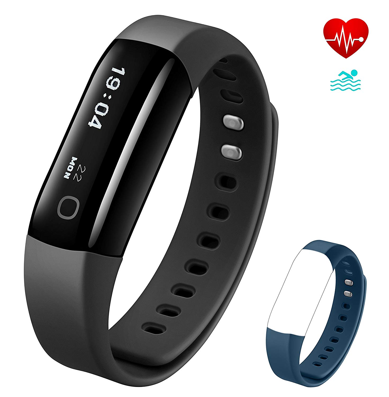 halben Preis Fitness Armband Wasserdicht IP68 Fitness Tracker Für 12,99€
