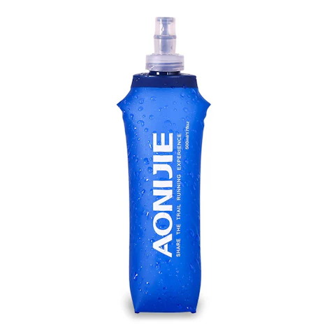 Folding Sport-Wasser-Beutel weicher Kunststoff-Getränkeflasche 500ml Sport tragbare Flasche