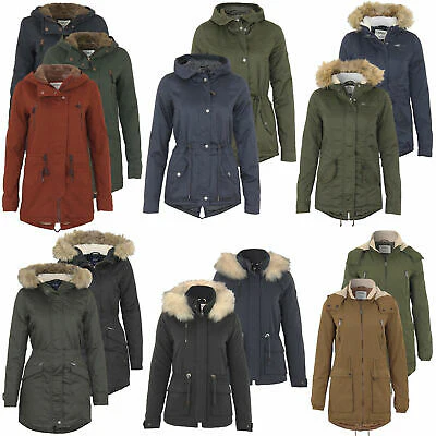 Only Damen Übergangs & Winterjacke Kapuzenjacke Kapuzenparka