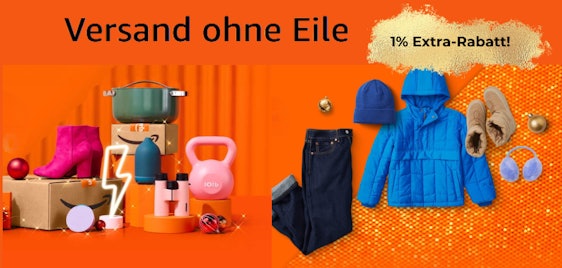 Amazon: 1% Rabatt bei Lieferung ohne Eile ✨ - nur für Prime-Mitglieder