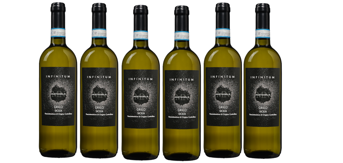 FEHLER?! 6 Flaschen Infinitum Grillo für 18€ - sizilianischer Weißwein Jahrgang 2023, weich &amp; vollmundig 🍇🍷