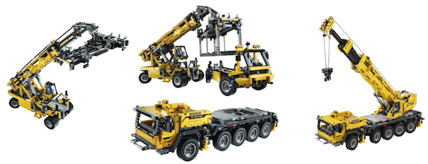 LEGO Technic Mobiler Schwerlastkran 42009 für 137,69€