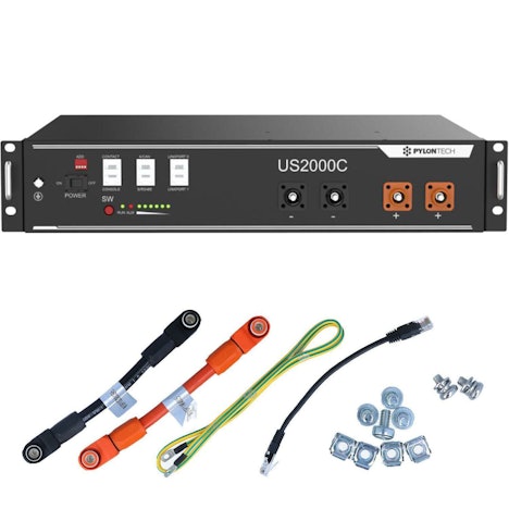 Pylontech US2000C LiFePO4 für 885€ - Solarstromspeicher mit 2.400 Wh und 48V