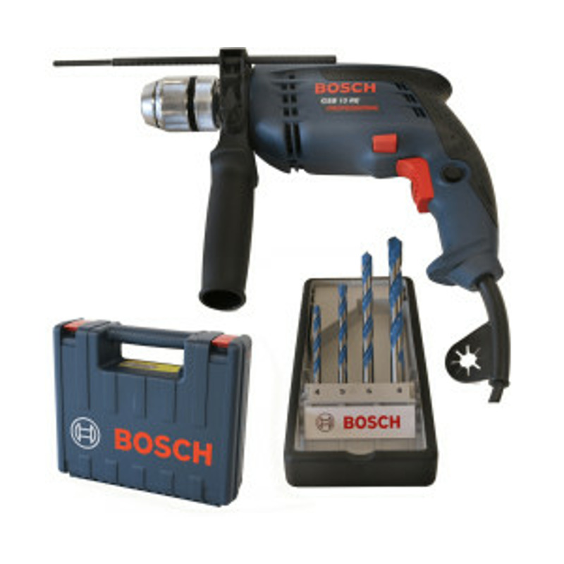 Bosch GSB 13 RE Professional + Bohrer-Set (4-tlg.) (0 601 217 103): 64,90€ statt 78,99€