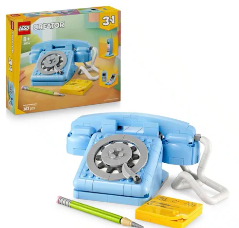 Lego Creator Retro-Telefone 3 in 1 Box für 19,89€(statt 23,88€)