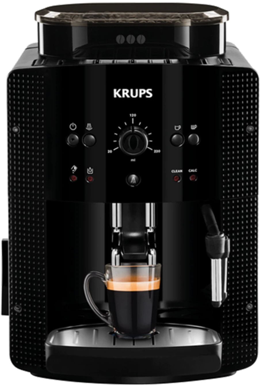 Krups EA 81R8 für 215€ – Kaffeevollautomat mit Milchaufschaumdüse, 1,6 l Wassertank, 15bar Pumpendruck
