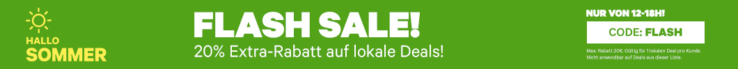 20% Rabatt auf lokale Deals bei Groupon z.B. 40€ Wertgutschein für Flaconi ab 24€