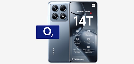 Eff. GRATIS 🤩 Xiaomi 14T Pro im 100GB o2-Tarif für 19,99€/Monat