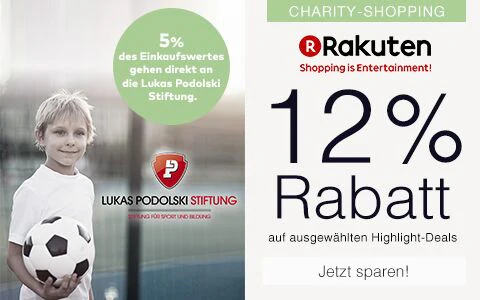 Charity Shopping: 12% Rabatt