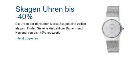 Skagen Uhren bis -40%