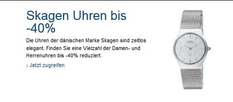 Skagen Uhren bis -40%